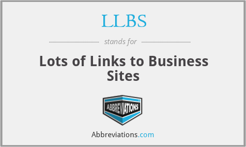 LLBS - Lots of Links to Business Sites