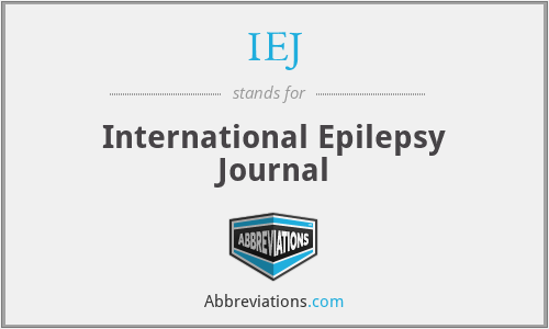 IEJ - International Epilepsy Journal