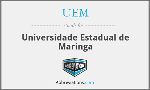 UEM - Universidade Estadual de Maringa