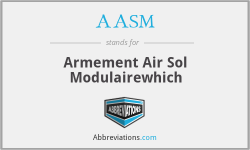 AASM - Armement Air Sol Modulairewhich
