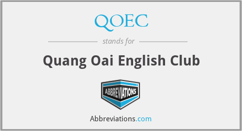 QOEC - Quang Oai English Club