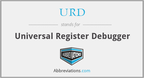 URD - Universal Register Debugger