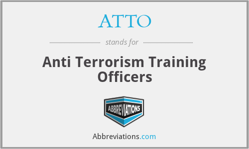 ATTO - Anti Terrorism Training Officers