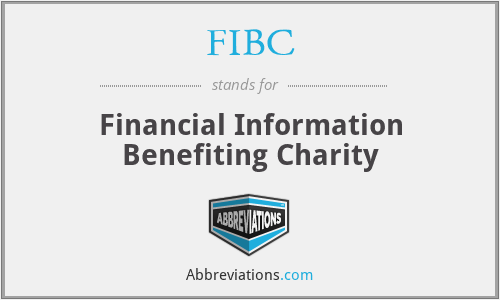 FIBC - Financial Information Benefiting Charity
