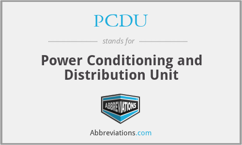 PCDU - Power Conditioning and Distribution Unit