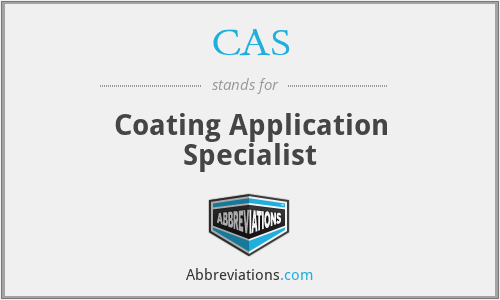 CAS - Coating Application Specialist