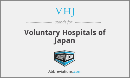 VHJ - Voluntary Hospitals of Japan