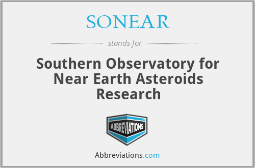 SONEAR - Southern Observatory for Near Earth Asteroids Research