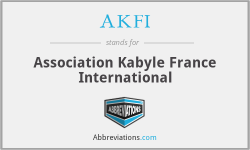 AKFI - Association Kabyle France International