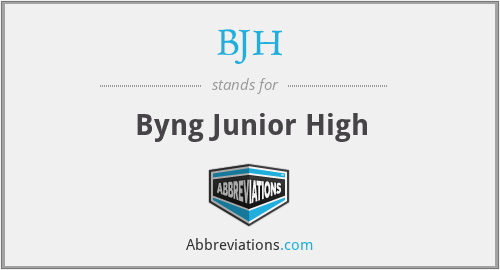 BJH - Byng Junior High