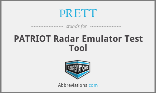 PRETT - PATRIOT Radar Emulator Test Tool