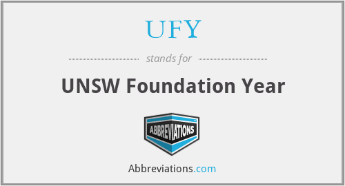 UFY - UNSW Foundation Year