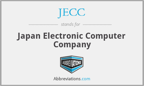 JECC - Japan Electronic Computer Company