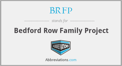 BRFP - Bedford Row Family Project