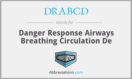 DRABCD - Danger Response Airways Breathing Circulation De