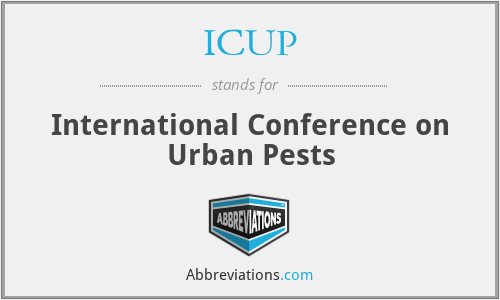 ICUP - International Conference on Urban Pests
