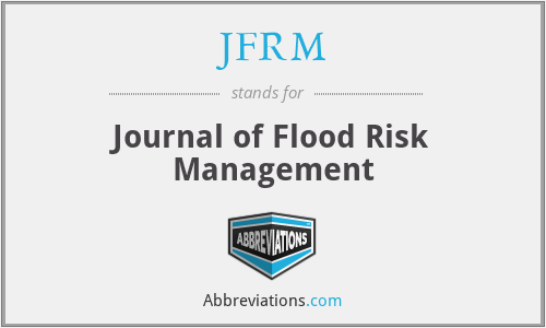 JFRM - Journal of Flood Risk Management