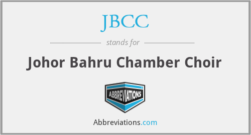 JBCC - Johor Bahru Chamber Choir