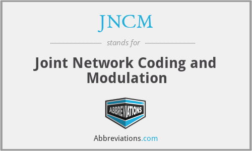 JNCM - Joint Network Coding and Modulation