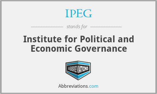 IPEG - Institute for Political and Economic Governance