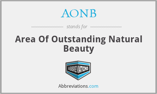 AONB - Area Of Outstanding Natural Beauty