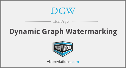 DGW - Dynamic Graph Watermarking