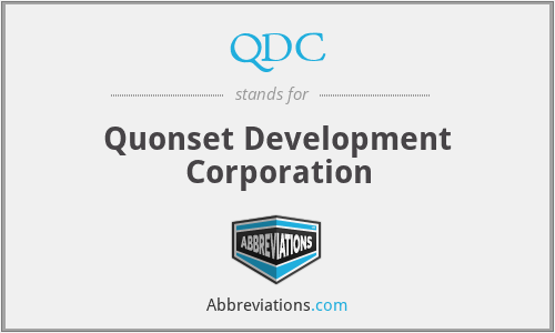 QDC - Quonset Development Corporation