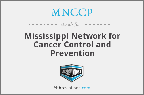 MNCCP - Mississippi Network for Cancer Control and Prevention