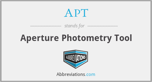 APT - Aperture Photometry Tool