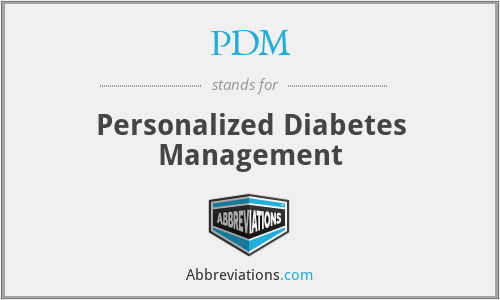 PDM - Personalized Diabetes Management