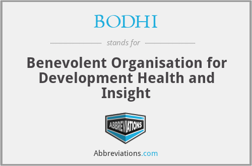 BODHI - Benevolent Organisation for Development Health and Insight