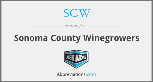 SCW - Sonoma County Winegrowers