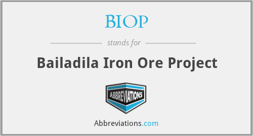 BIOP - Bailadila Iron Ore Project