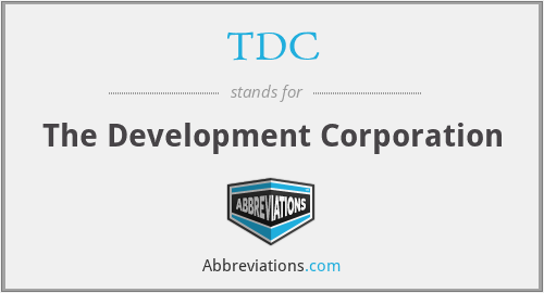 TDC - The Development Corporation