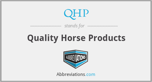 QHP - Quality Horse Products