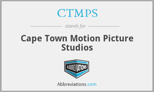 CTMPS - Cape Town Motion Picture Studios
