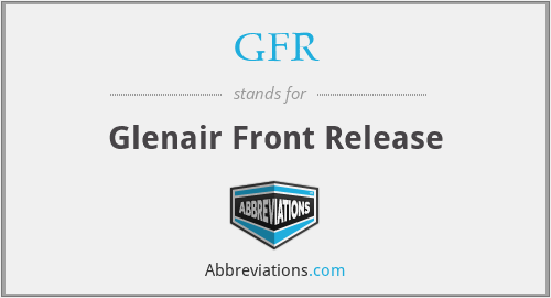 GFR - Glenair Front Release