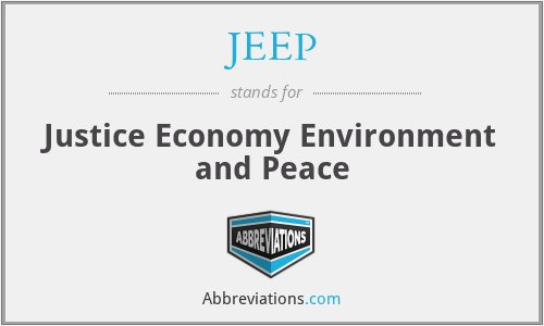 JEEP - Justice Economy Environment and Peace