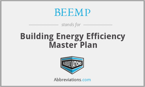 BEEMP - Building Energy Efficiency Master Plan