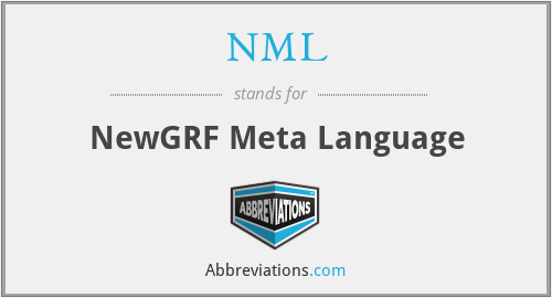 NML - NewGRF Meta Language