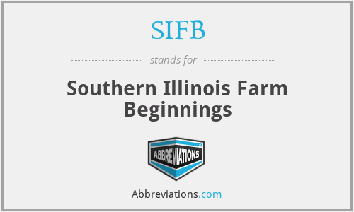 SIFB - Southern Illinois Farm Beginnings