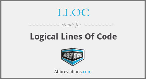 LLOC - Logical Lines Of Code
