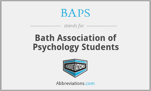 BAPS - Bath Association of Psychology Students