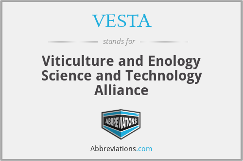 VESTA - Viticulture and Enology Science and Technology Alliance