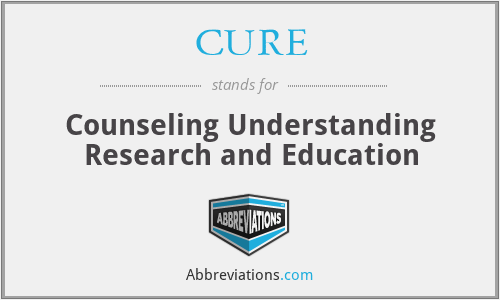 CURE - Counseling Understanding Research and Education