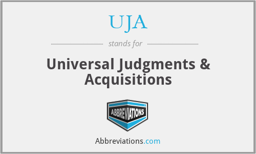 UJA - Universal Judgments & Acquisitions