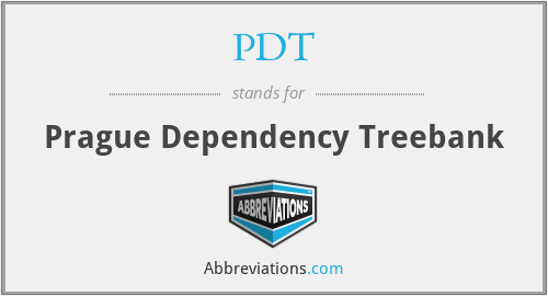PDT - Prague Dependency Treebank