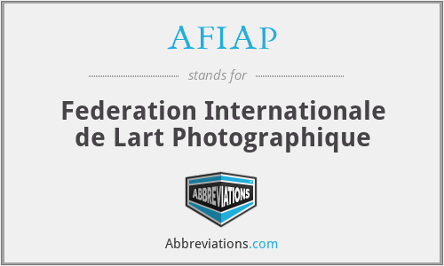 AFIAP - Federation Internationale de Lart Photographique
