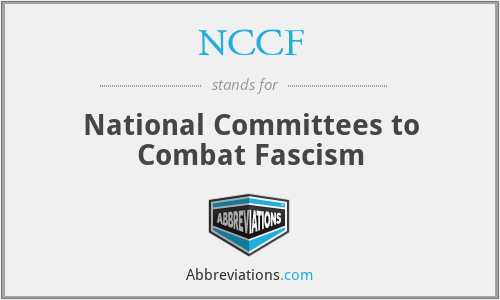 NCCF - National Committees to Combat Fascism