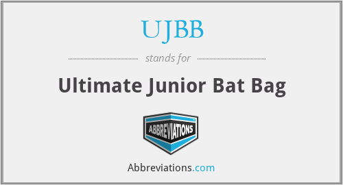 UJBB - Ultimate Junior Bat Bag